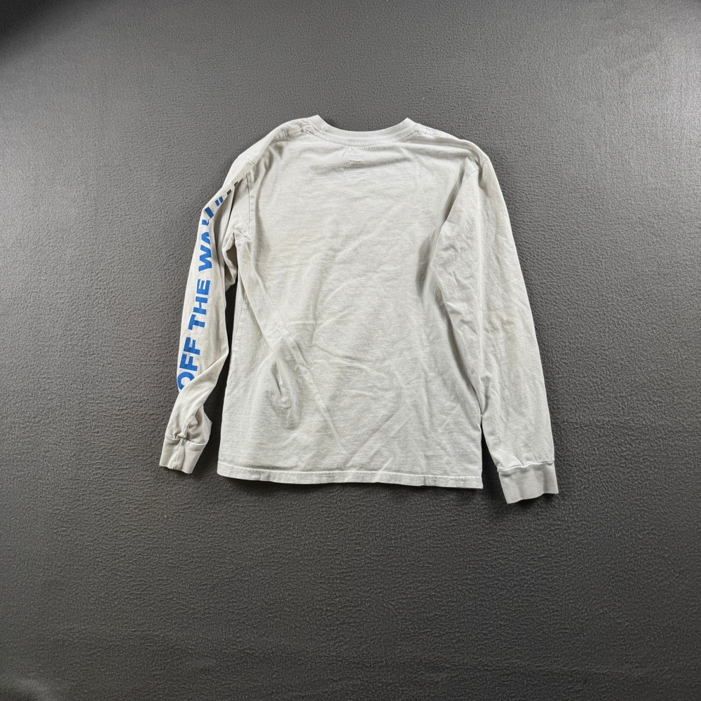 Vans T Shirt Boys Kids M Gray Off The Wall Graphic Skate Streetwear Casual - Picture 5 of 5
